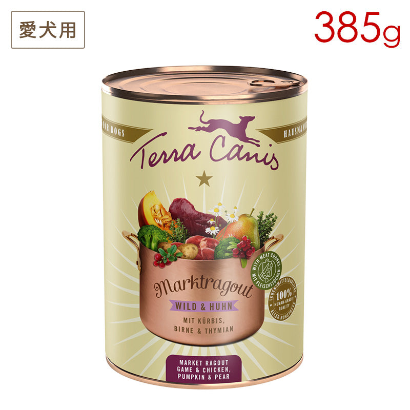 テラカニス マーケットラグー 鹿肉&チキン 385g