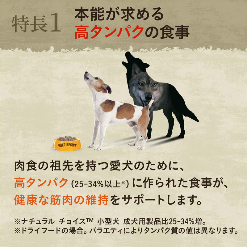 ニュートロ ワイルド レシピ 超小型犬~小型犬用 子犬用 ターキー 4kgX4 NW124