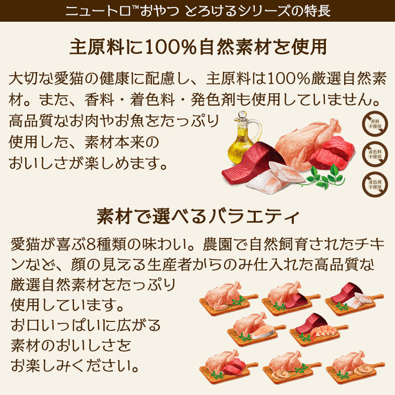 ニュートロ 愛猫用おやつ チキンフレーク入り とろけるチキン&ツナ 20本入り NCT204
