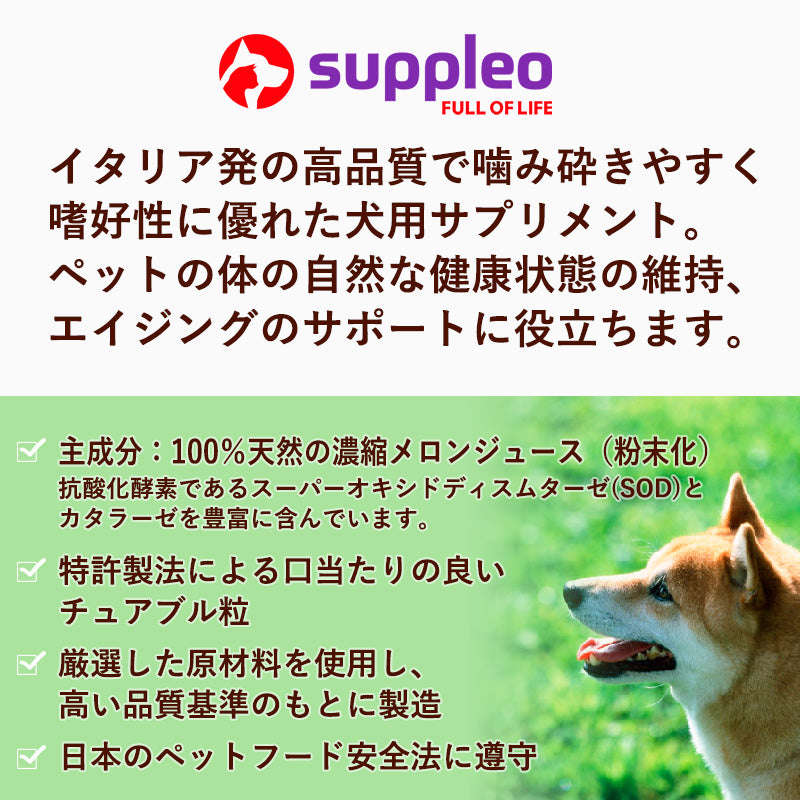 犬用サプリメント SUPPLEO(サプレオ) 関節 ジョイントコンフォート 0.55g×30粒