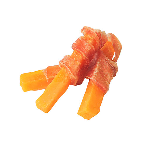 ペッツルート 素材メモ 鶏むね肉でさつまいもバー ミニ 12本